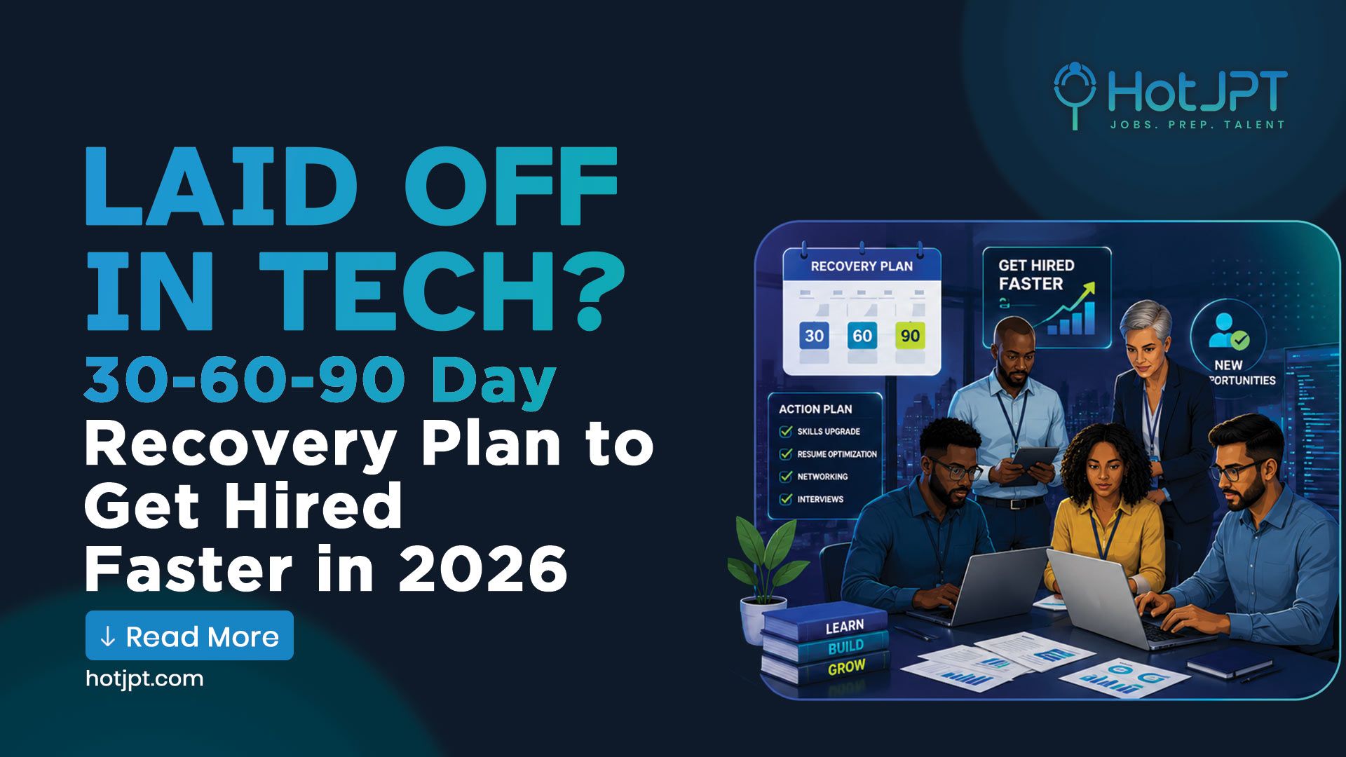 Laid Off in Tech? 30-60-90 Day Recovery Plan to Get Hired Faster in 2026 Laid off in tech - 30-60-90 day recovery plan to get hired faster in 2026