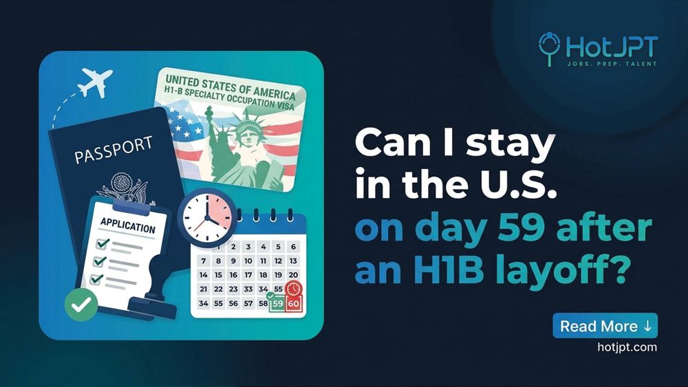 Can I stay in the U.S. on day 59 after an H1B layoff 