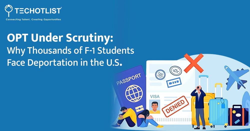 OPT under scrutiny F1 students facing deportation in US"